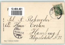 25541 W2212 Brunsbüttel 1906 - Strand Mühle Reichenstraße Globus Fernrohr Kompaß