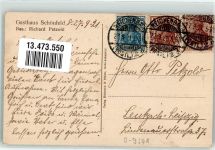 09488 O9301 Schönfeld b Annaberg-Buchholz - Gasthaus Schloss Schule
