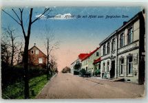 51399 W5093 Burscheid , Rheinl Gebrauchsspuren Hotel zum Bergischen Dom Höhestraße