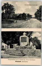 22889 W2000 Wilstedt , Kr Stormarn - Dorfstraße Kriegerdenkmal