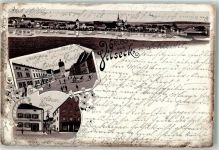92249 W8453 Vilseck , Oberpf 1898 Lithographie Marktplatz Kirchstraße