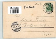 27374 W2722 Visselhövede 1906 - Gasthaus St. Johannis-Kirche