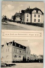 09496 O9341 Reitzenhain , Erzgeb 1909 Foto AK Gasthaus zur Weintraube