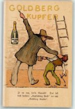 Kupferberg Gold Leiter Junge sign Hans Meid Alkoholwerbung