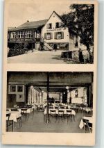 79669 W7863 Zell im Wiesental Foto AK Gasthaus Riedle Saal