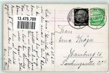 19243 O2823 Wittenburg , Meckl - Adolf Hitler Straße WK II Landpost Bodding