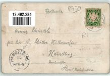 84378 W8341 Wald - Schloß Post-Expedition Schulhaus frühe AK