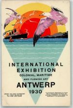 Antwerpen Anvers - International Exhibition Colonial Maritime and Flemish Art Dampfer