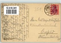 34346 W3510 Hann Münden 1922 Künstlersteindruck Ecke Kirchplatz und Langestraße