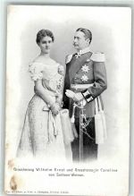 Grossherzog Wilhelm Ernst Grosherzogin Caroline von Sachsen-Weimar Adel Sachsen