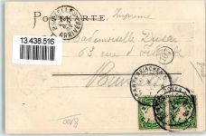 82467 W8100 Partenkirchen 1903 Prägedruck Tracht Serie VII