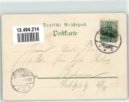 38300 W3340 Wolfenbüttel , Niedersachs 1901 Lithographie Gasthaus zum Waldhaus Fümmelser Köthe Wildfütterung
