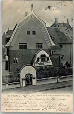 W6100 Darmstadt Neues Haus in der Künstlerkolonie 1904 Kunstgeschichte Darmstadt