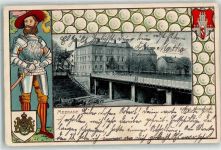 08393 O9612 Meerane 1905 Prägedruck Edelmann Kgl. Amtsgericht