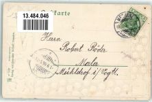 08393 O9612 Meerane 1905 Prägedruck Edelmann Kgl. Amtsgericht