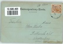 6850 Dornbirn 1898 Mondschein Bahnhofstraße