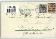 04703 O7320 Leisnig 1901 Lithographie Schloß Kirchstraße