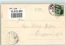 01778 O8244 Geising 1903 - Bahnhofshotel Bahnpost Geising- Zg. 285