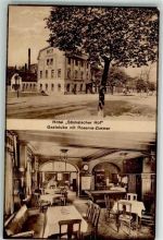 08412 O9620 Werdau , Sachs Foto AK Hotel Sächsischer Hof Gaststube Billardtisch