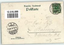 51688 W5272 Wipperfürth 1899 Gebrauchsspuren Kreishaus Lithographie