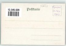 07407 O6820 Rudolstadt 1903 Lithographie Schloss Heidecksburg