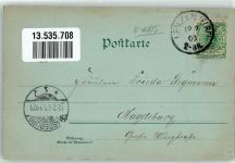 19309 O2805 Lenzen Elbe 1900 Lithographie Stumpfer Turm Burg Dorfkirche Mondschein