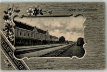 Swidnica Schweinitz 1901 - Schönbrunn Schlesien Bahnhof Eisenbahn