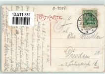 08118 O9509 Hartenstein b Zwickau 1912 Gebrauchsspuren Gasthaus Schützenhaus