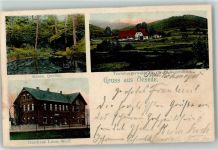 49124 W4504 Oesede 1905 - Gasthaus Wolf Sieben Quellen Westf. Bauernhaus