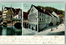 75365 W7260 Calw 1905 - Nikolaus Kapelle Gasthaus zum Rössle