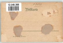 72297 W7291 Besenfeld Gebrauchsspuren Lithographie Jagdgesellschaft Hirsch Aussteuergeschäft Kaufmann Kappler