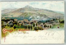 Sumperk Mährisch-Schönberg 1898 Lithographie Zöptau