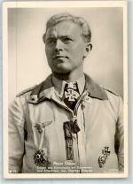 Major Oesau R 187 Ritterkreuzträger Foto AK