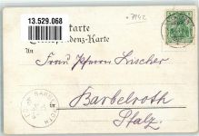 79400 W7842 Kandern 1903 Foto AK Tracht Bahnhof-Gasthaus