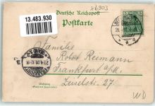 69151 W6903 Neckargemünd 1901 Lithographie Gasthaus Zum Anker
