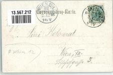 1120 Wien 12. Bezirk, Meidling 1901 Foto AK Gasthaus Weigel Dreher Park Denkmal Neptungsgrotte mit Gloriette