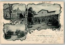 21465 W2057 Reinbek 1899 - Sophienbad Pension Scherer Schlosskapelle