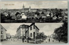 55758 W6581 Sien - Dorfstraße Kirche St. Laurentius