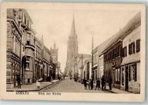 47877 W4156 Anrath 1918 Gebrauchsspuren Kirche St. Johannes Baptist