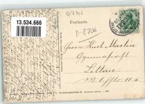 02727 O8706 Neugersdorf , Sachs 1909 - Löbauer Bank Bahnpost -Zittau Zg. 641
