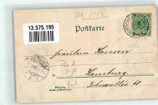 07927 O6553 Hirschberg , Saale 1898 Lithographie Waldlust Dorfkirche Schloss Verlag Ottmar Zieher-München