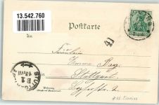 88069 W7992 Tettnang 1902 Lithographie Krankenhaus Schloß Stadttor Bahnhof