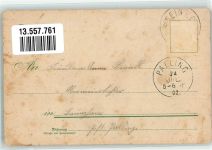 75203 W7535 Königsbach-Stein 1902 Gebrauchsspuren Lithographie