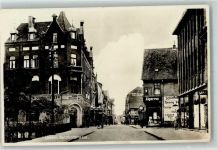 29525 W3110 Uelzen , Lüneburger Heide - Bashnhofstraße Stadt-Sparkasse Tabakwarenhandlung Bank