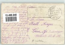 Cuprija 1916 Gebrauchsspuren Zuckerfabrik Privatfoto AK