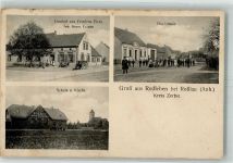 06842 O4501 Rodleben - Dorfstraße Gasthaus zur Friedens-Eiche Schule