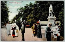 W1000 Berlin Mitte Bauchladen Ansichtskarten-Verkäufer , Siegesallee Serie : Großstadtleben 104/27 AK - Geschichte 1904