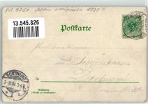 59457 W4760 Werl 1898 Lithographie Markt Marktszene Propstei-Kirche Franziskaner-Kloster
