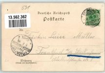 35305 W6310 Grünberg , Hess 1899 Lithographie Gasthaus Neumühle Rose