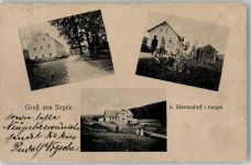 01776 O8231 Seyde 1909 Foto AK Sägewerk Dorfweg